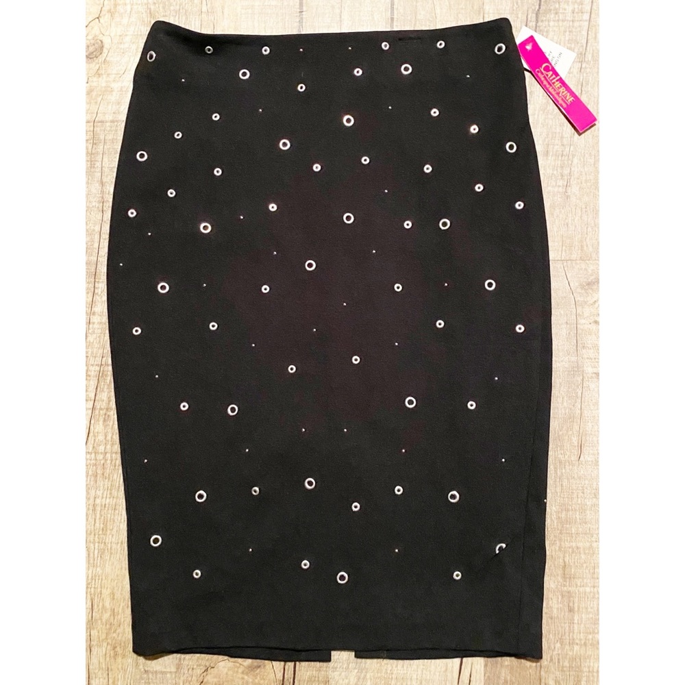 Catherine Malandrino NWT Black Pencil Skirt 10